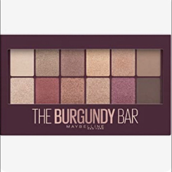 Maybelline The Burgundy Bar Eyeshadow Palette - Picture 1 of 3